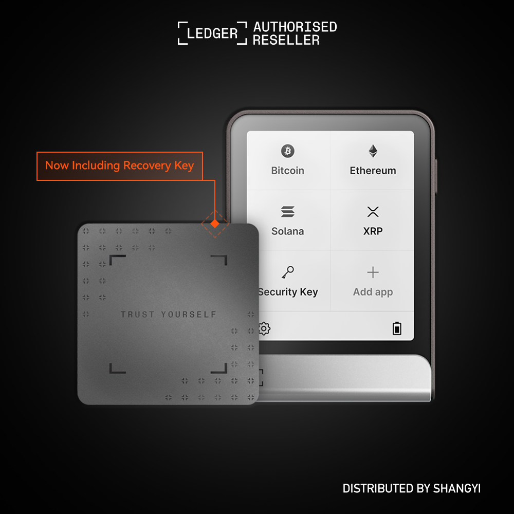 [Singapore[New Recovery Key]Ledger Flex™ Crypto Hardware Wallet Including Ledger Recovery Key -ShangYi