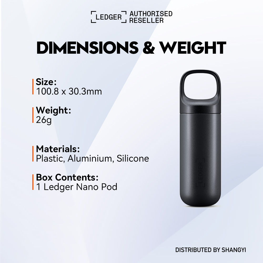 Ledger Nano S Plus Pod - On-The-go Protection for Your Ledger Nano S Plus-ShangYi