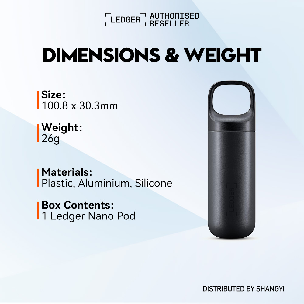 Ledger Nano X Pod - On-The-go Protection for Your Ledger Nano X-ShangYi