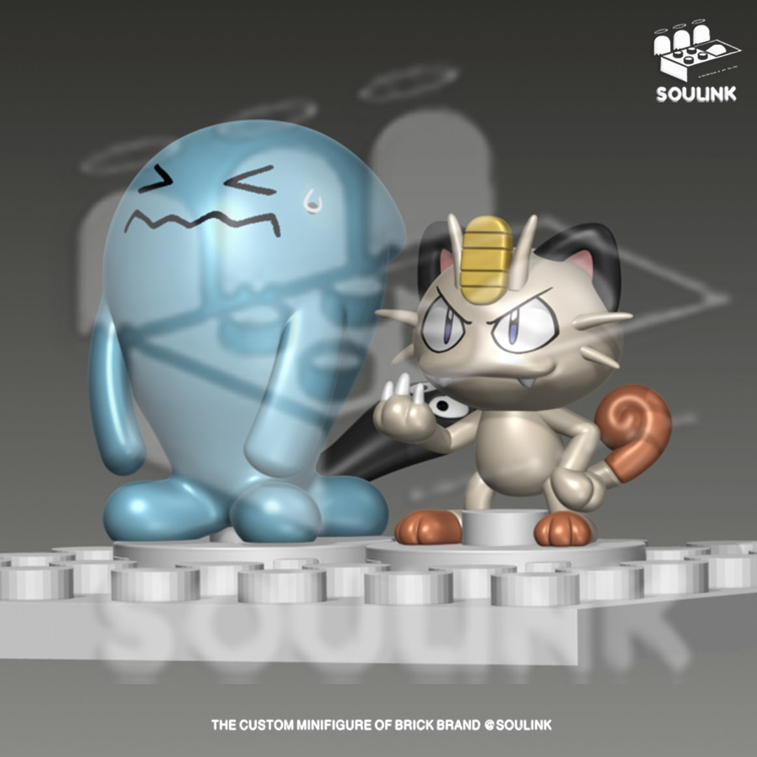 Soulink Pokémon TV Chapter Rockets Different Colors + Primary Colors Third-Party Figures Pre-Sale