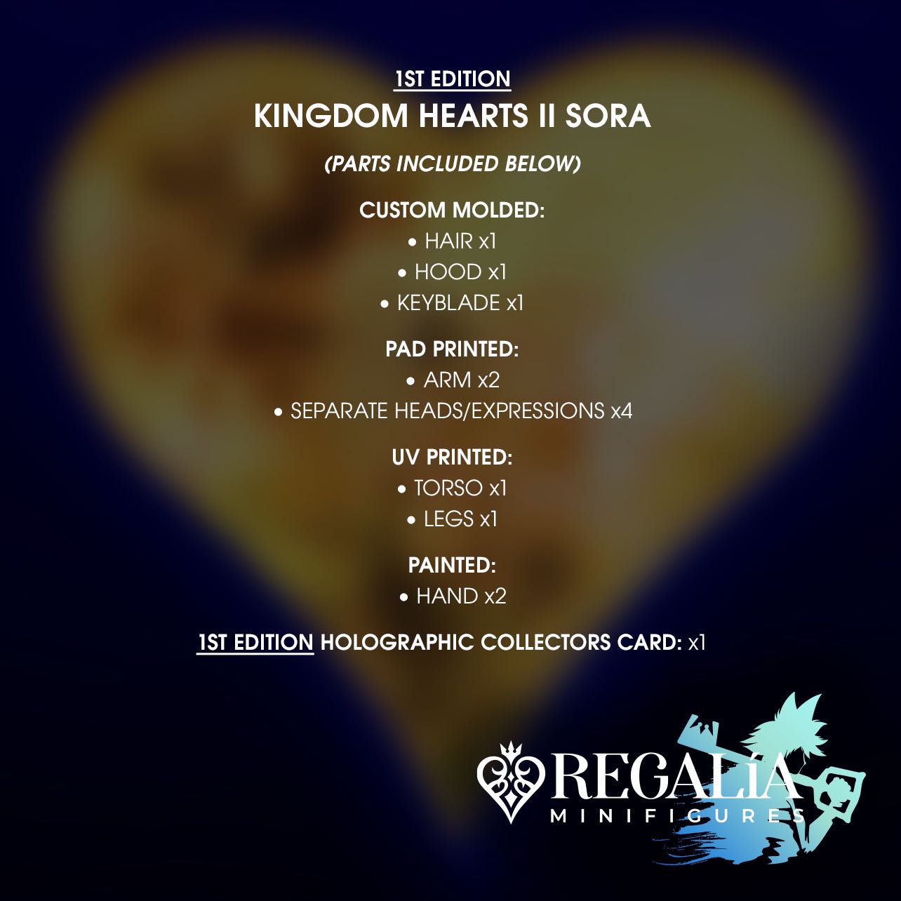 REGALíA: Kingdom Hearts Series - 1st Edition Sora PreSale