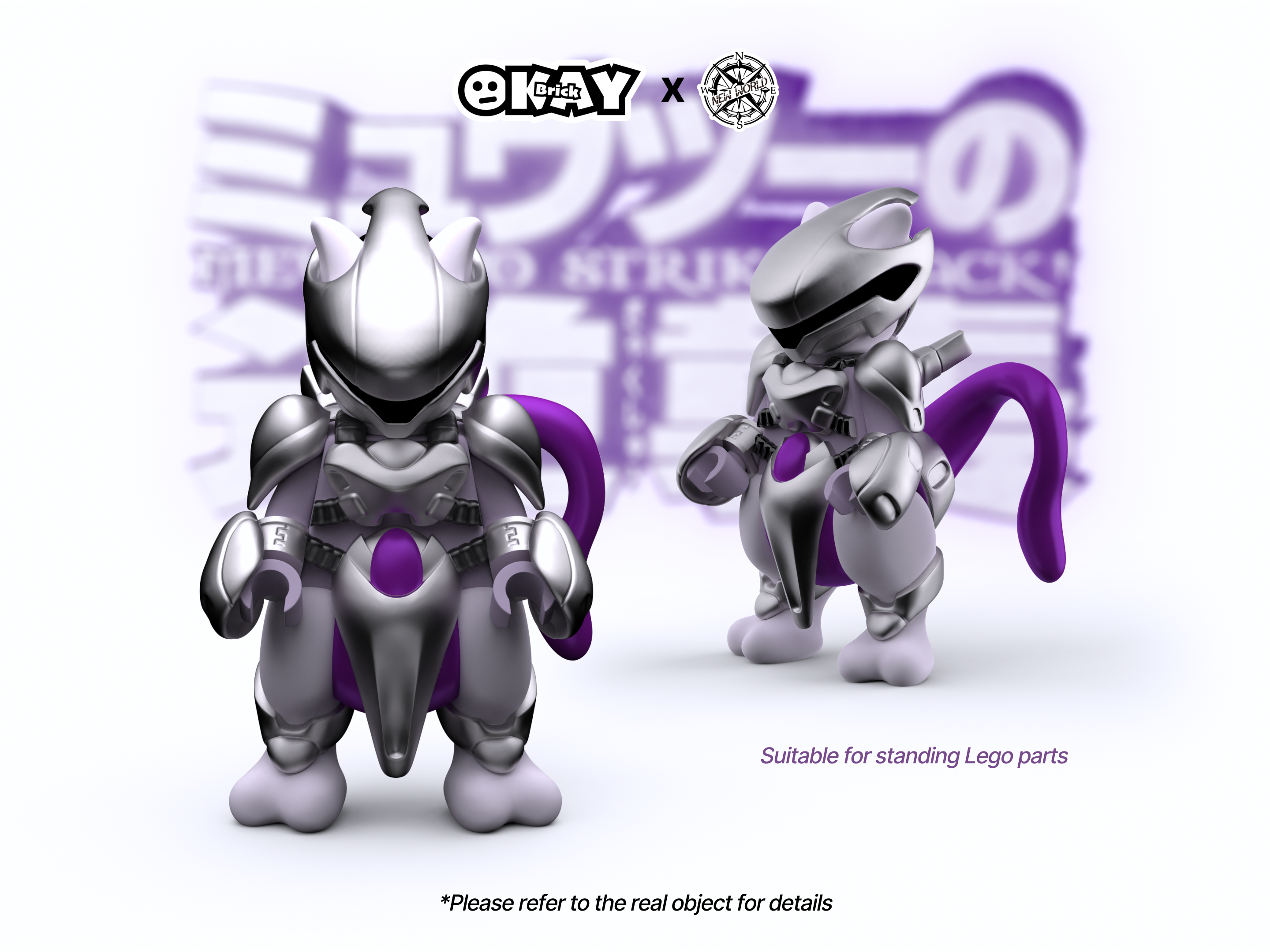 OKAY x NEW WORLD  Mewtwo/Steel Mewtwo （Agent brand）pre-sale