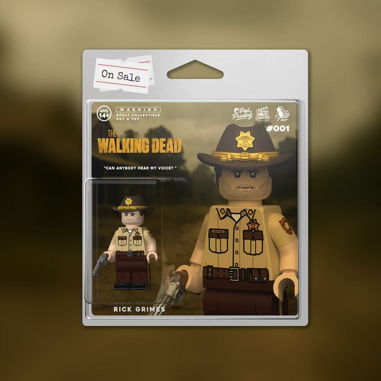 loklokmoc ：The Walking Dead Season 1: Rick Grimes（Agent brand）Pre-sale