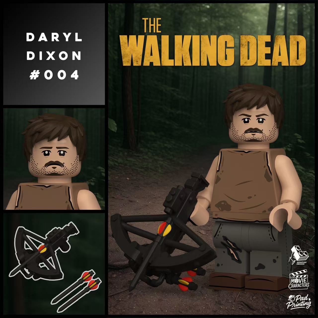 loklokmoc：The Walking Dead Season 1: Daryl Dixon（Agent brand）Pre-sale