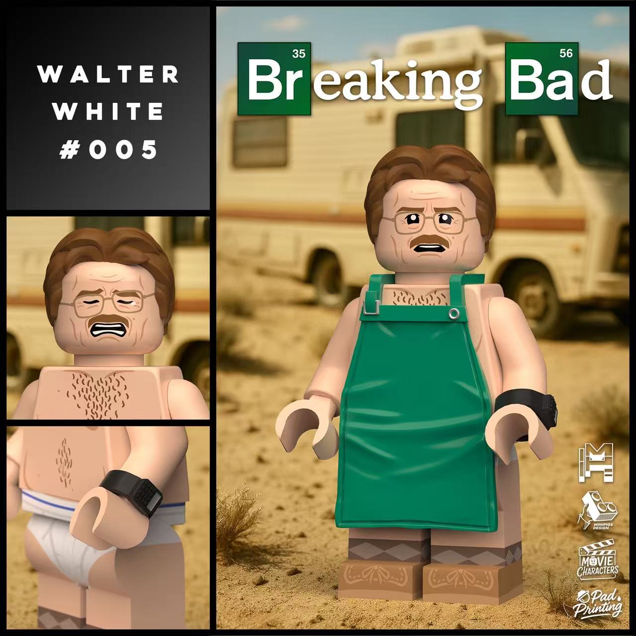 loklokmoc：Breaking Bad Season 1: Walter White（Agent brand）Pre-sale