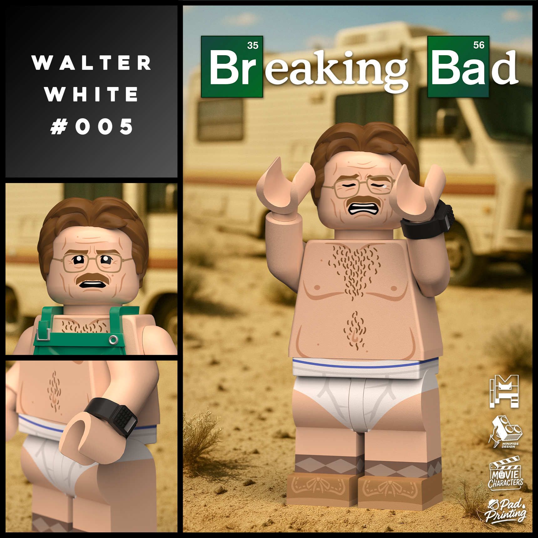 loklokmoc：Breaking Bad Season 1: Walter White（Agent brand）Pre-sale