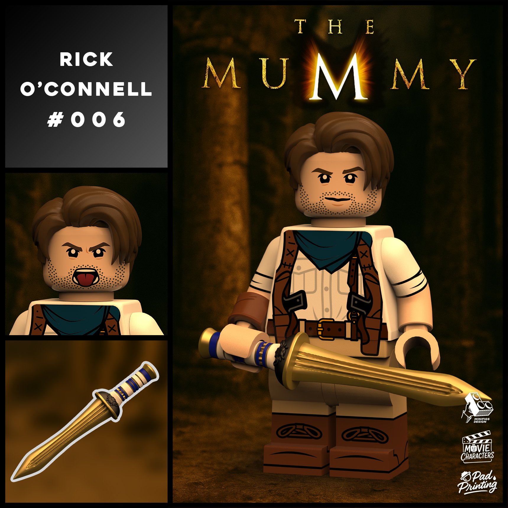 loklokmoc：The Mummy: Richard O’Connell（Agent brand）Pre-sale