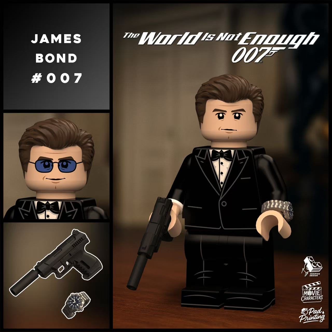 loklokmoc：The World Is Not Enough – James Bond（Agent brand）Pre-sale