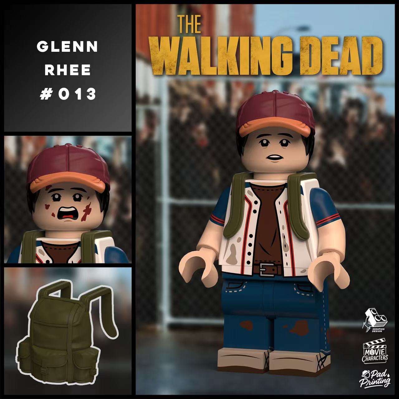 loklokmoc：The Walking Dead Season 1: Glenn（Agent brand）Pre-sale