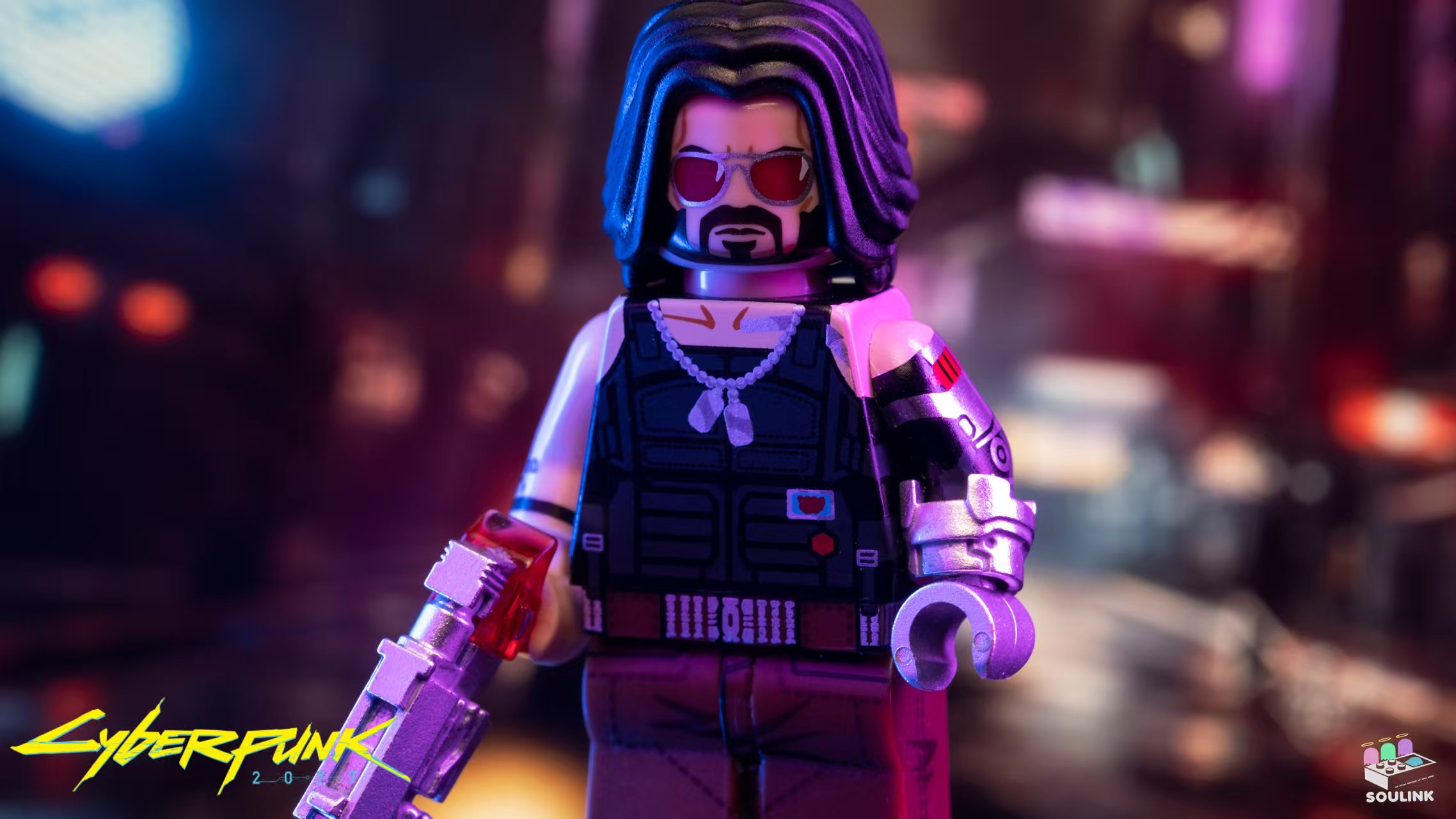 Soulink ：Keanu Series-Cyberpunk Johnny Silverhand Third-party Figure Spot goods