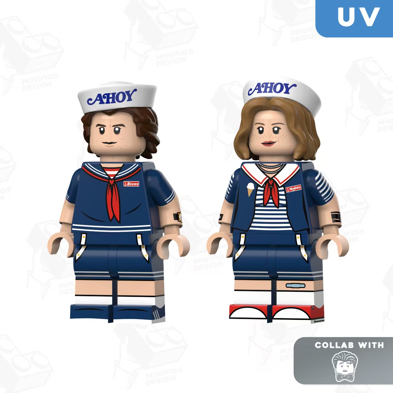 loklokmoc：Stranger Things: The Ice Cream Duo - Robin Steve（Agent brand）Pre-sale