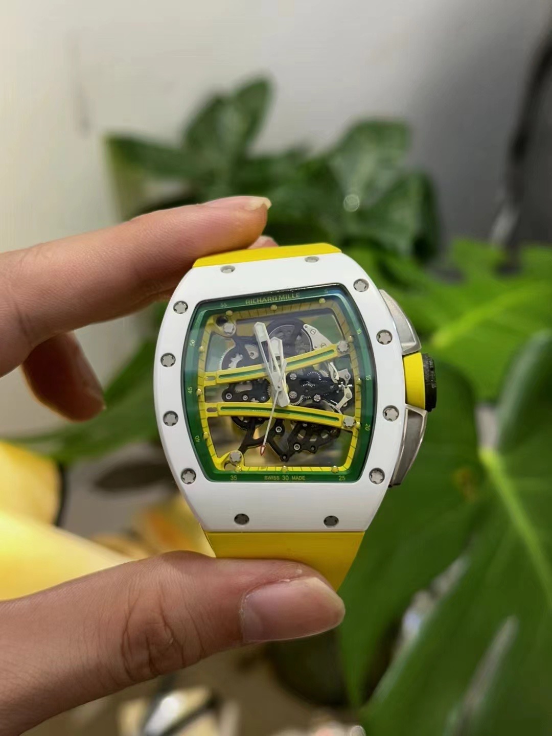 理查德·米勒 RICHARD MILLE RM61-01白陶瓷 绿跑道