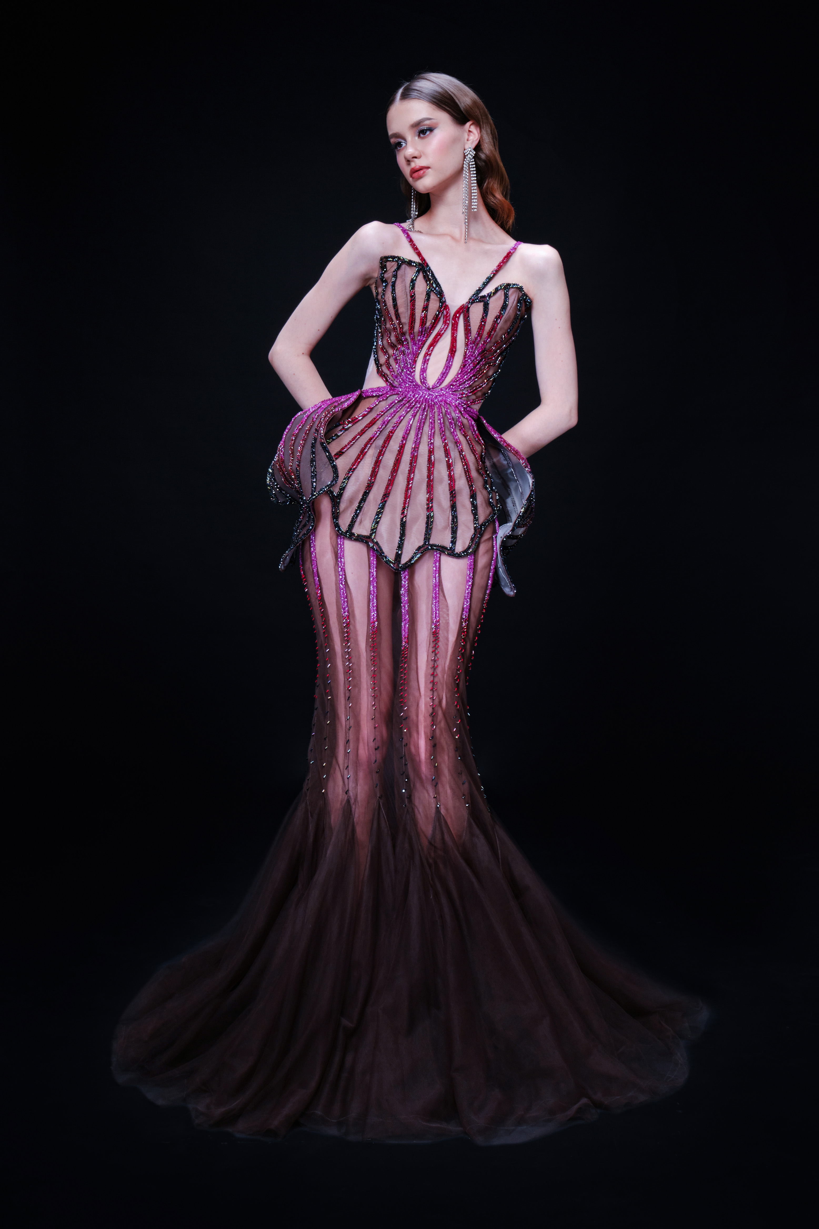 Ange Dress - Dark Brown