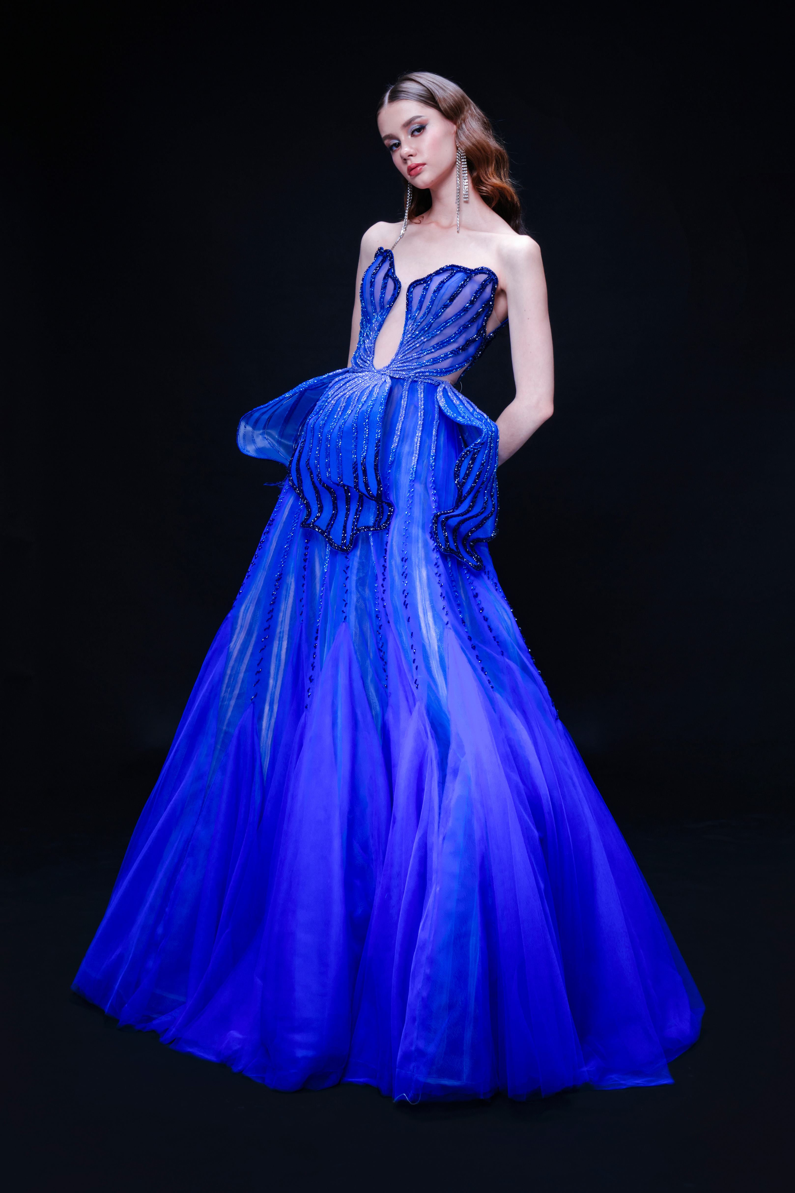 Angello Dress - Cobalt Blue