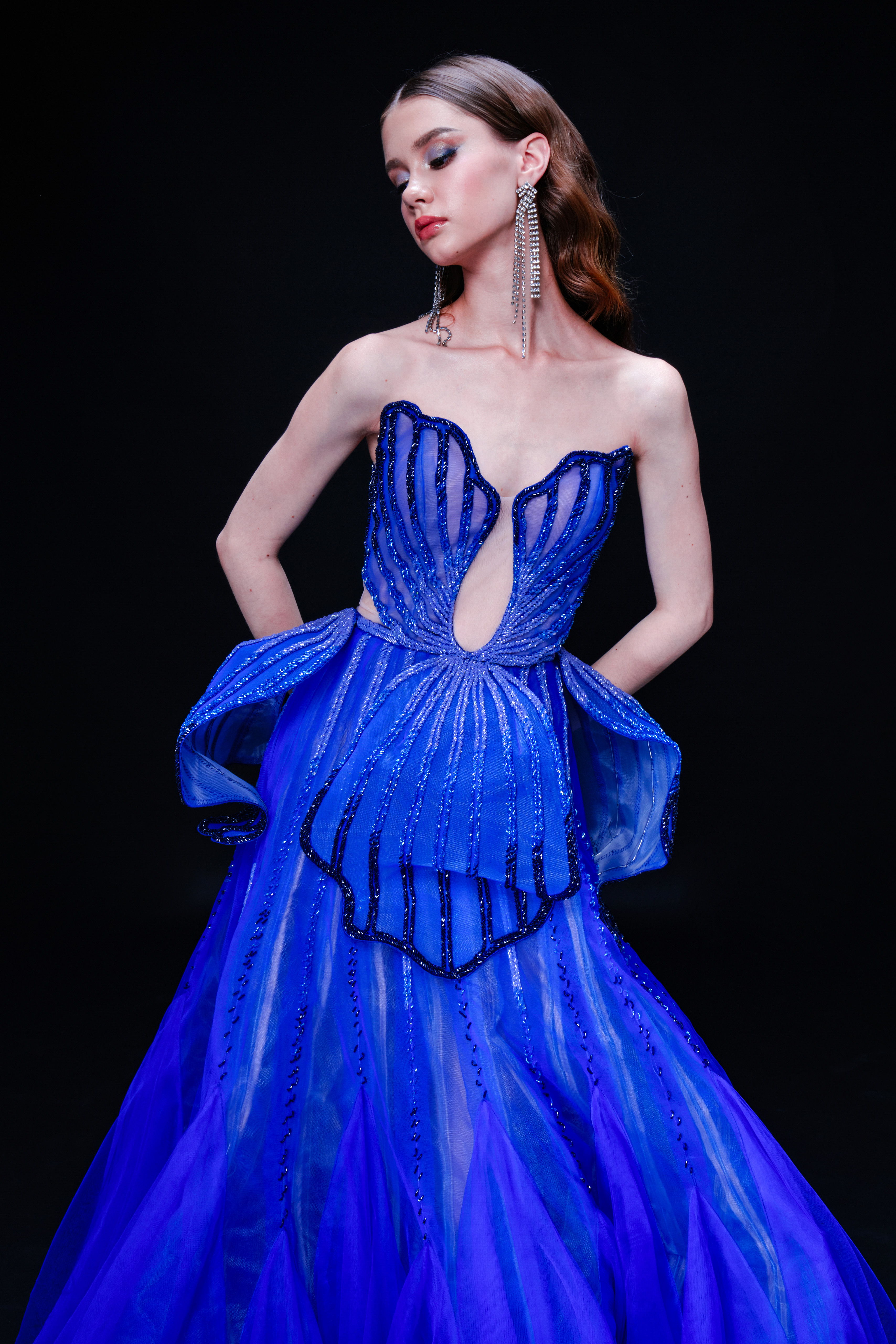 Angello Dress - Cobalt Blue