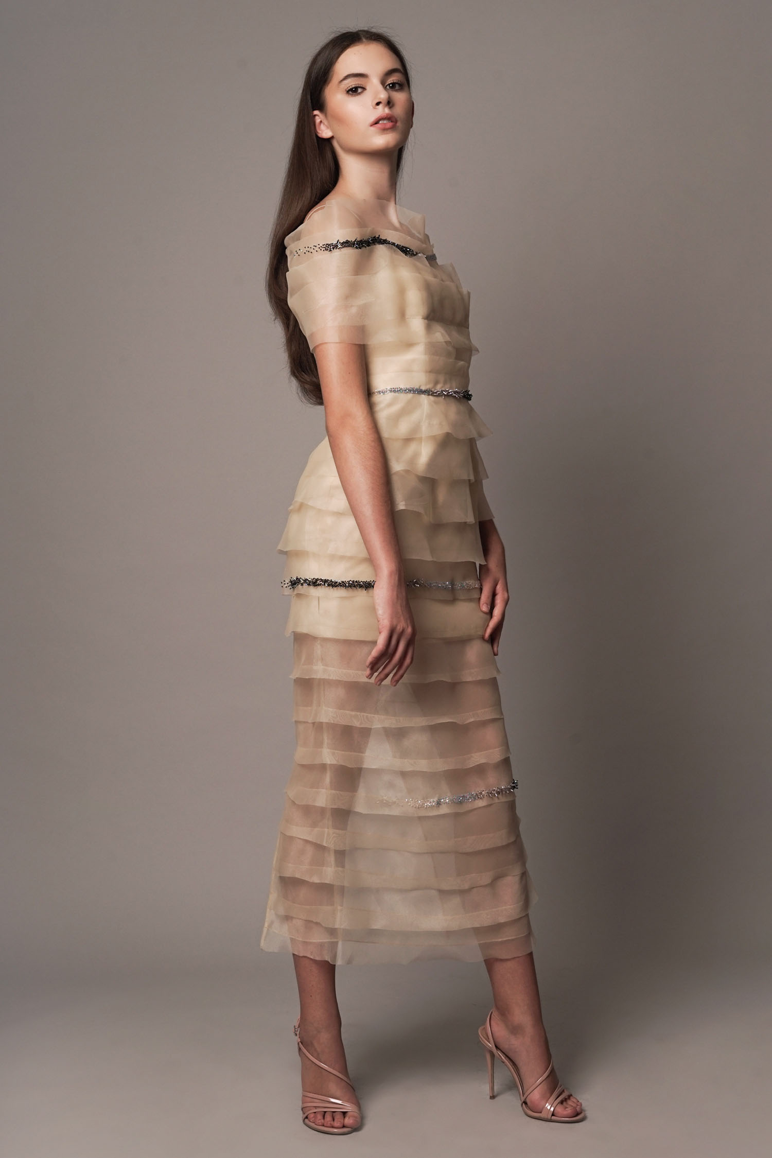 Freya Dress - Beige