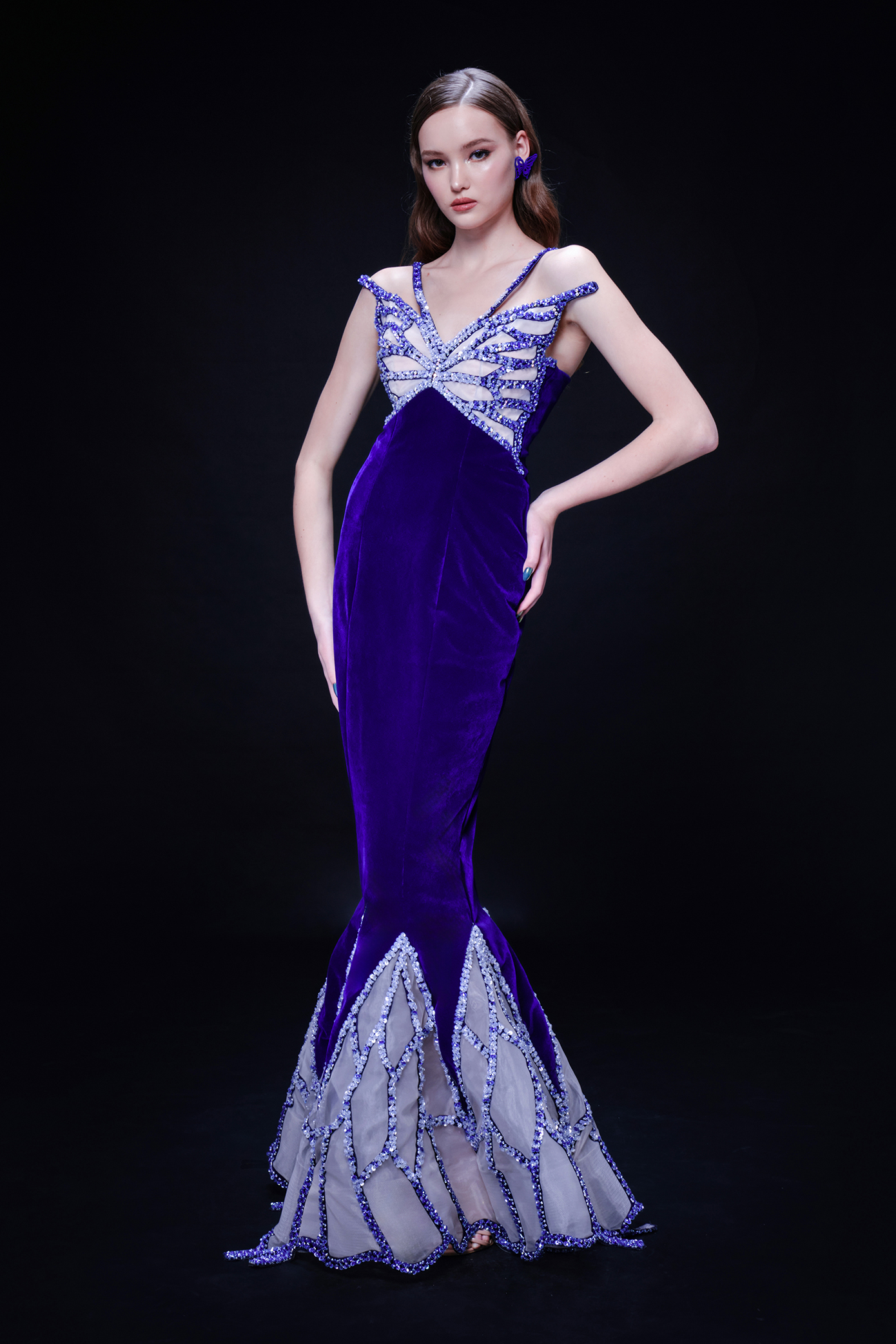 Pedor Dress - Cobalt