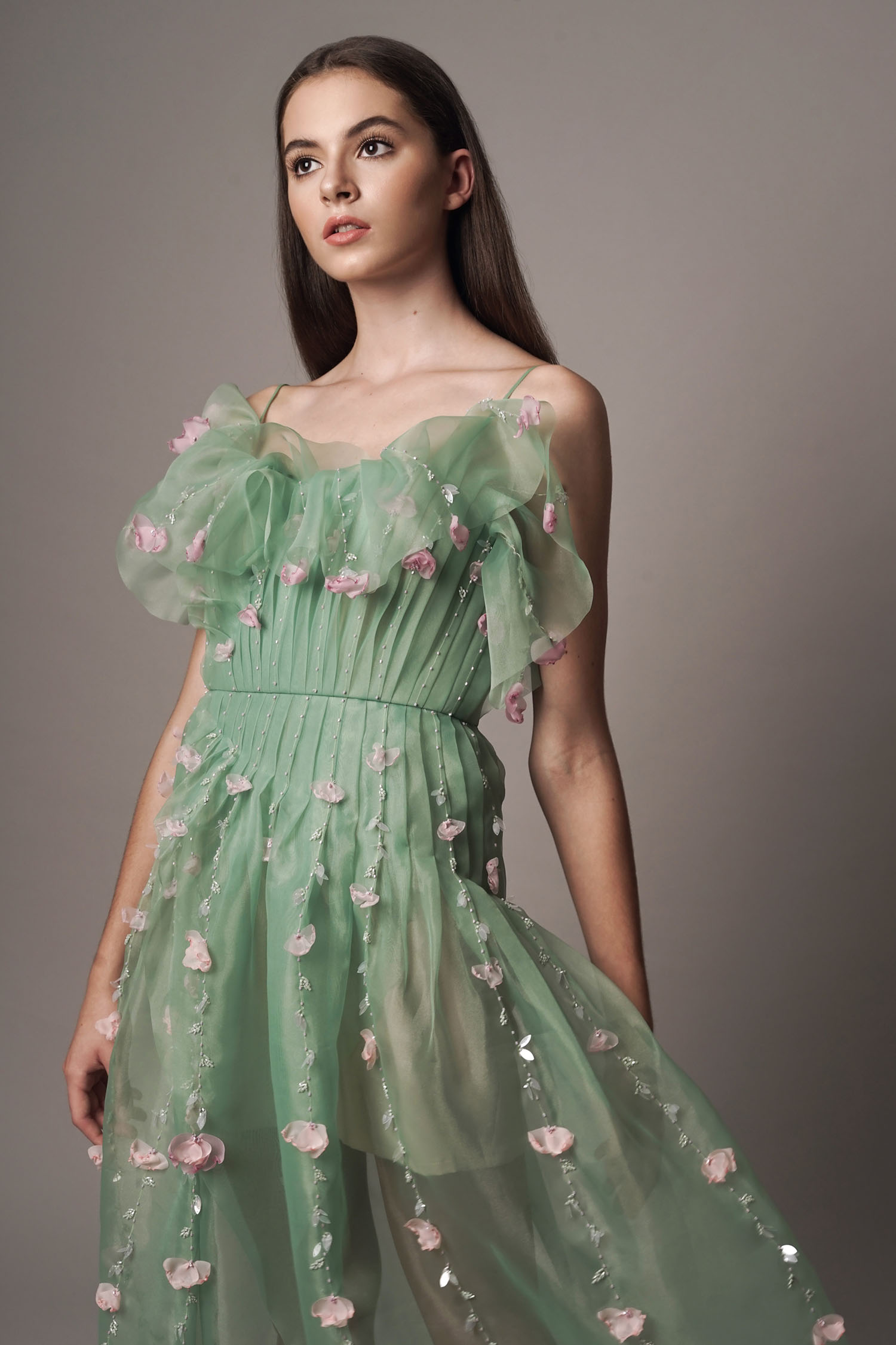 Loona Dress - Emerald Green