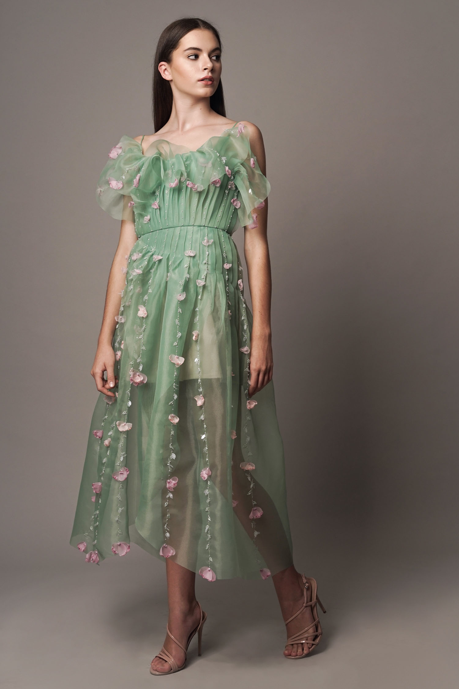 Loona Dress - Emerald Green