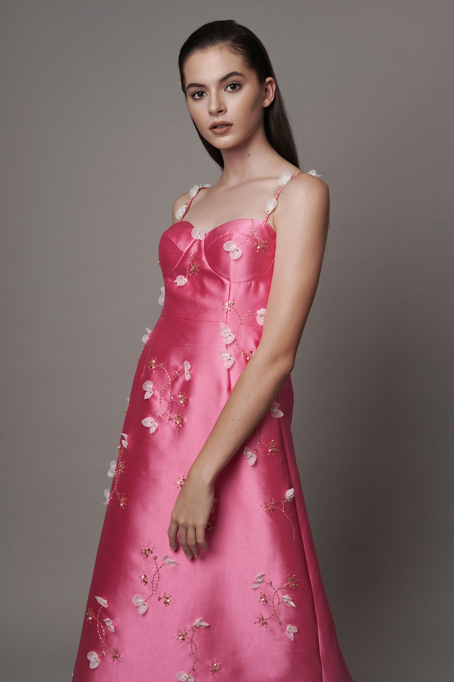 Nefira Dress - Bright Pink