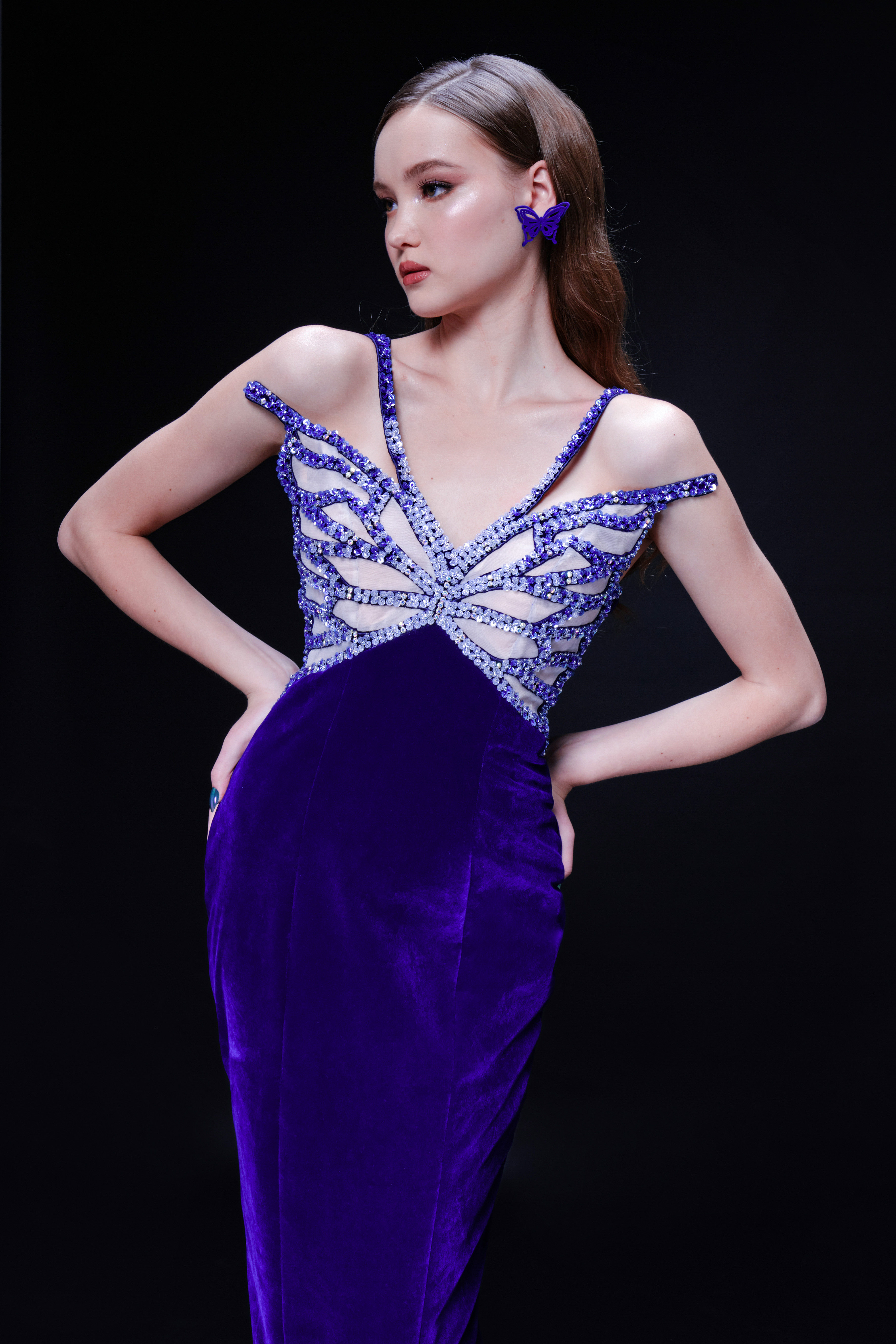 Pedor Dress - Cobalt Blue