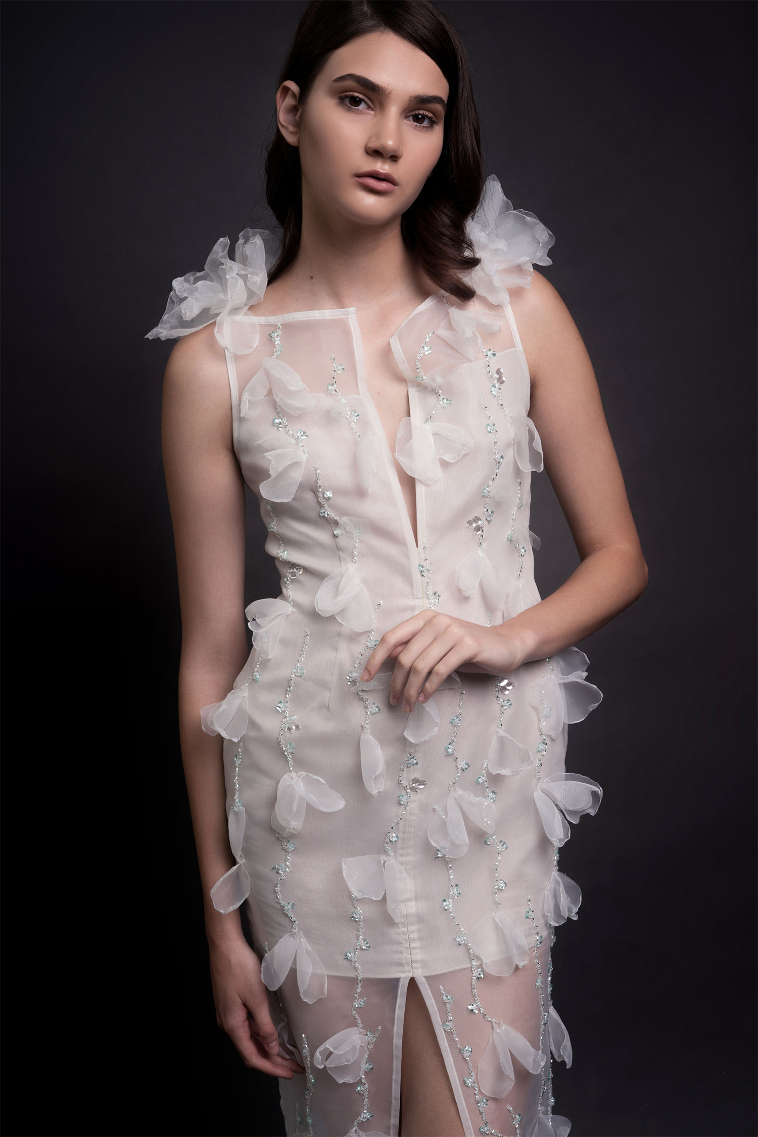 Petuna Dress - White