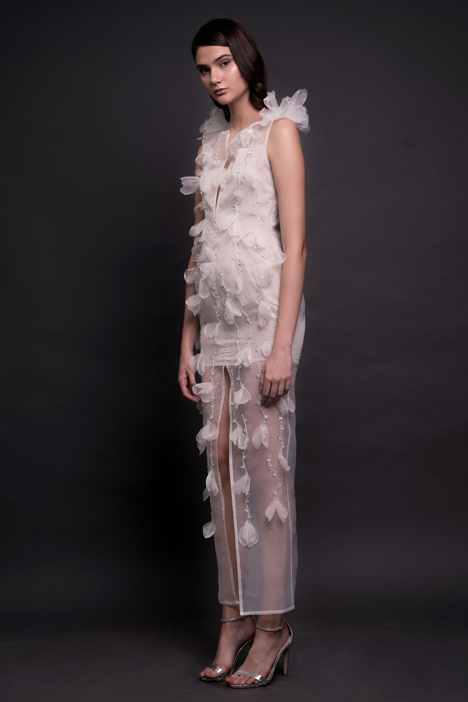 Petuna Dress - White