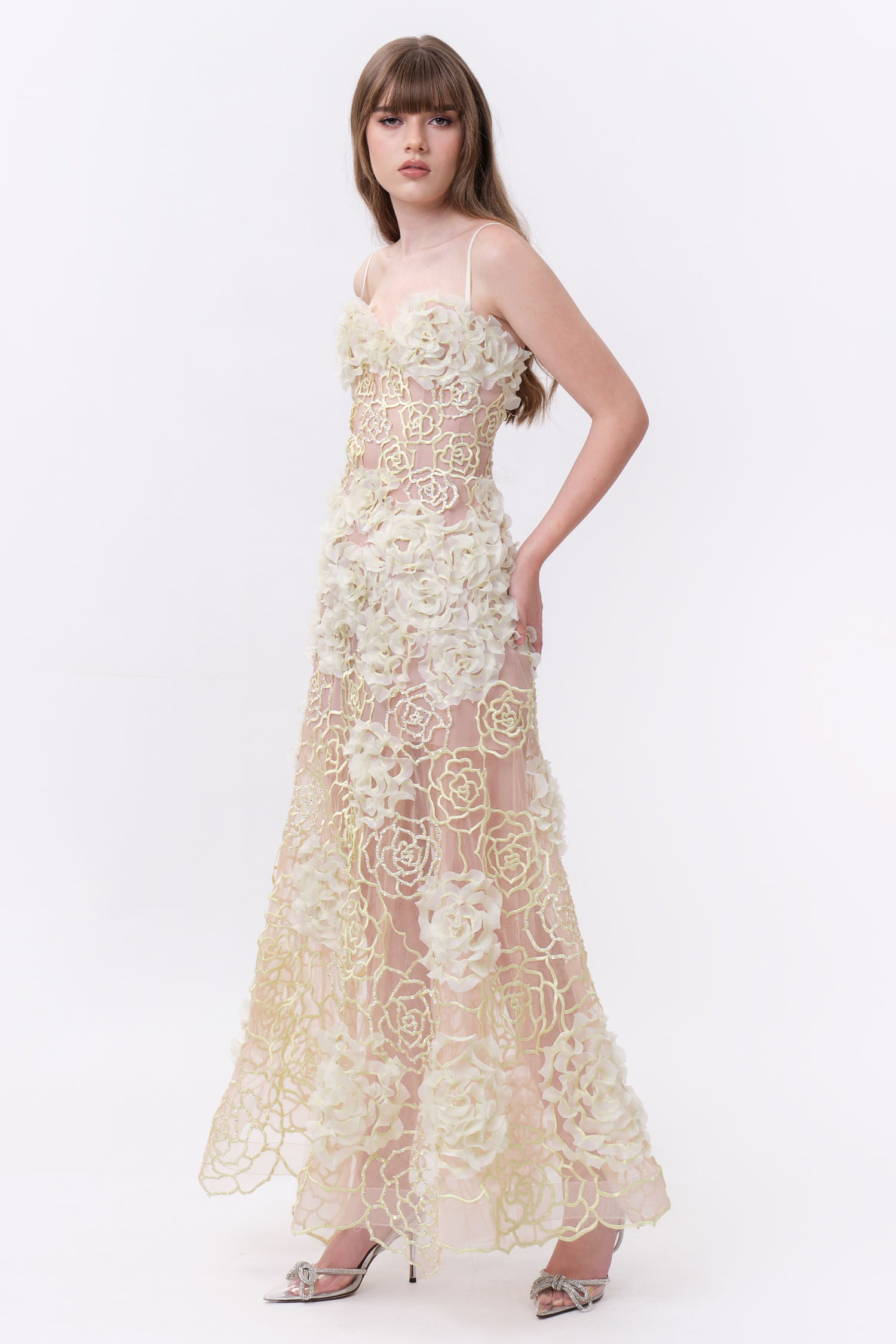 Roca Dress - Pale Yellow