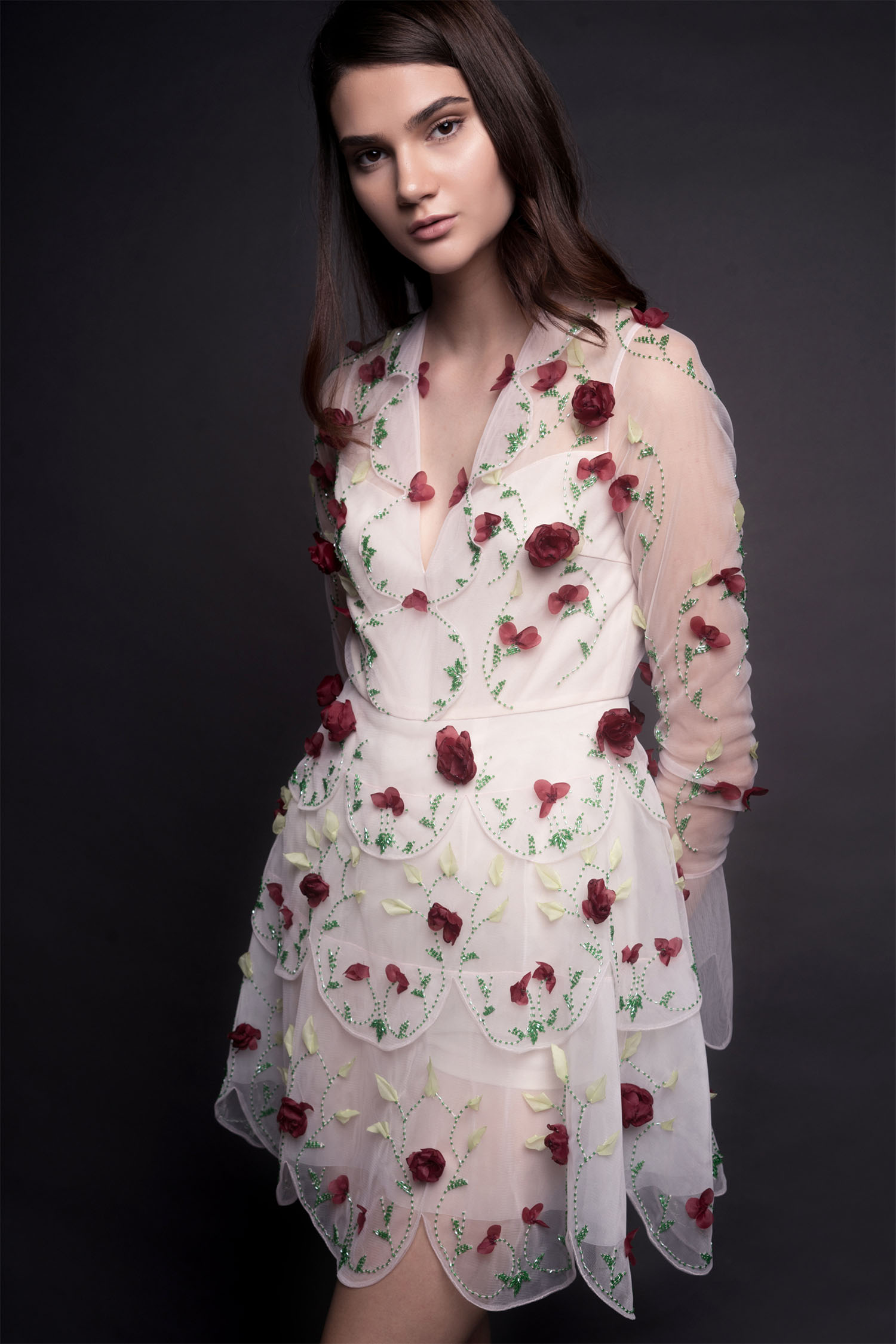 Rosea Dress - Pale Pink