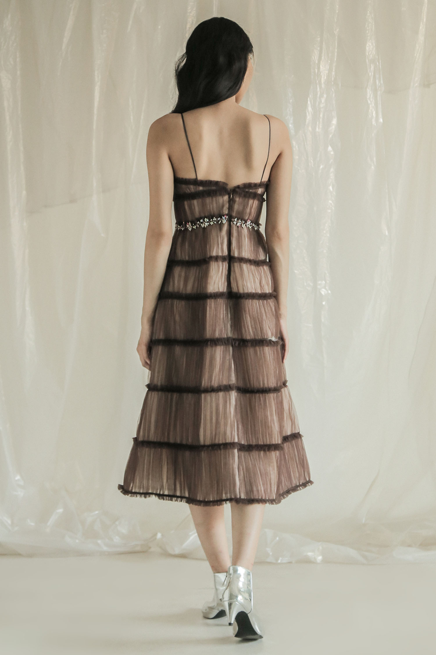 Zille Dress - Dark Brown