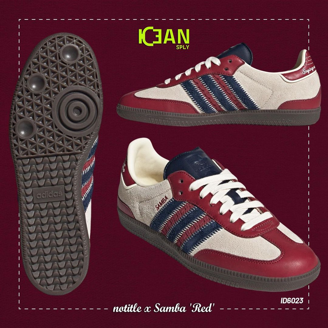 adidas★x Notitle Samba OG - Maroon