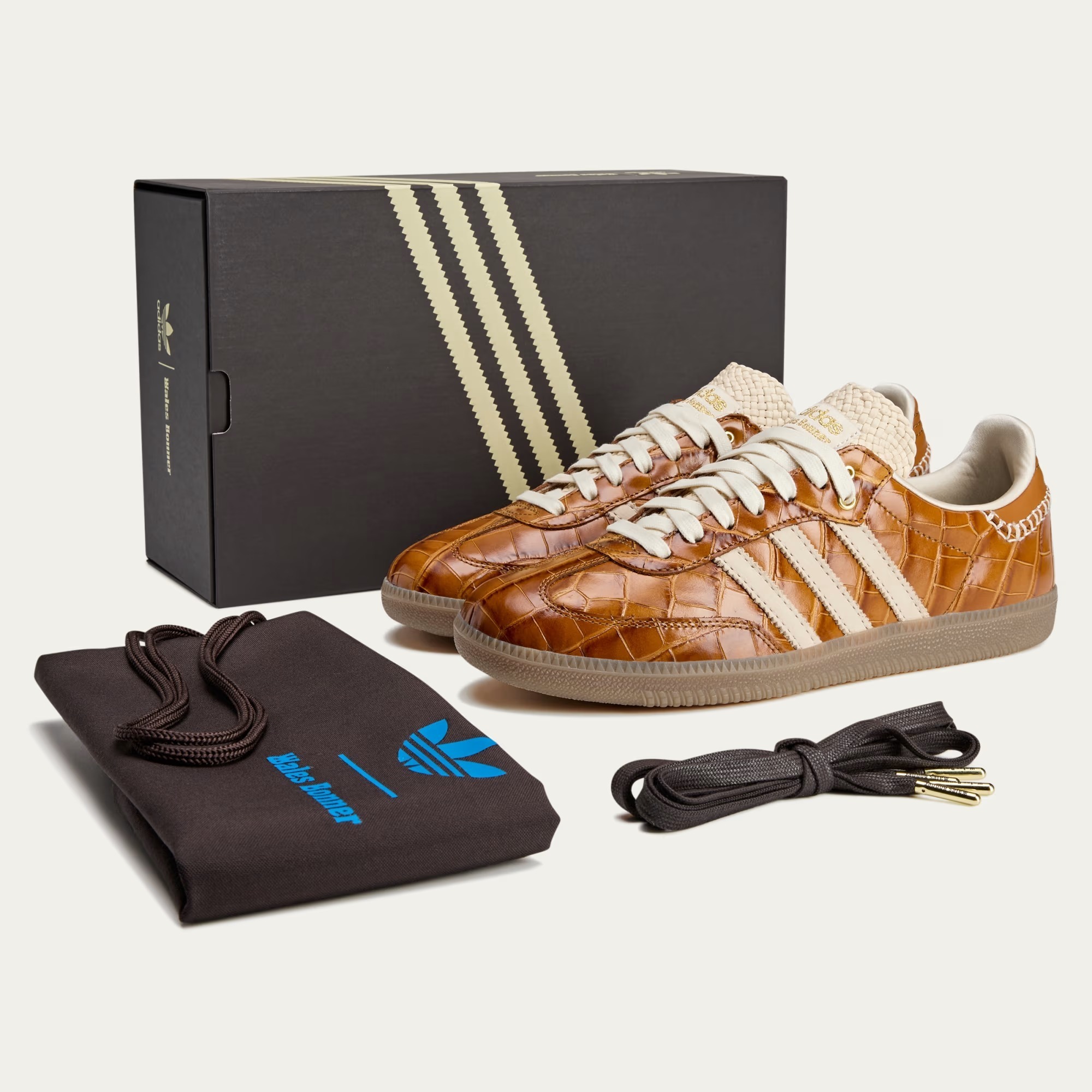 2024 Adidas Samba Wales Bonner Brown Croc