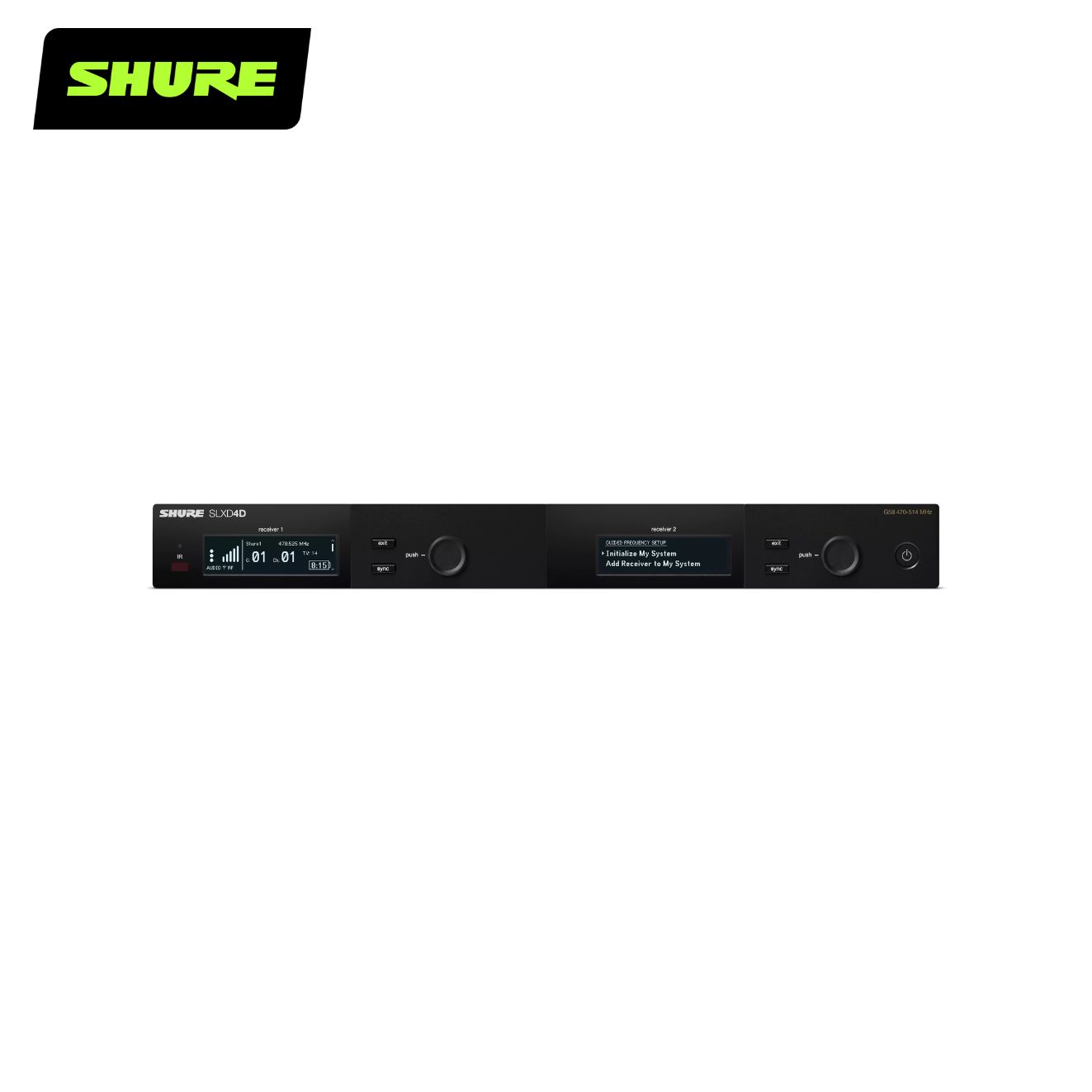Shure SLXD4D Dual Channel Receiver
