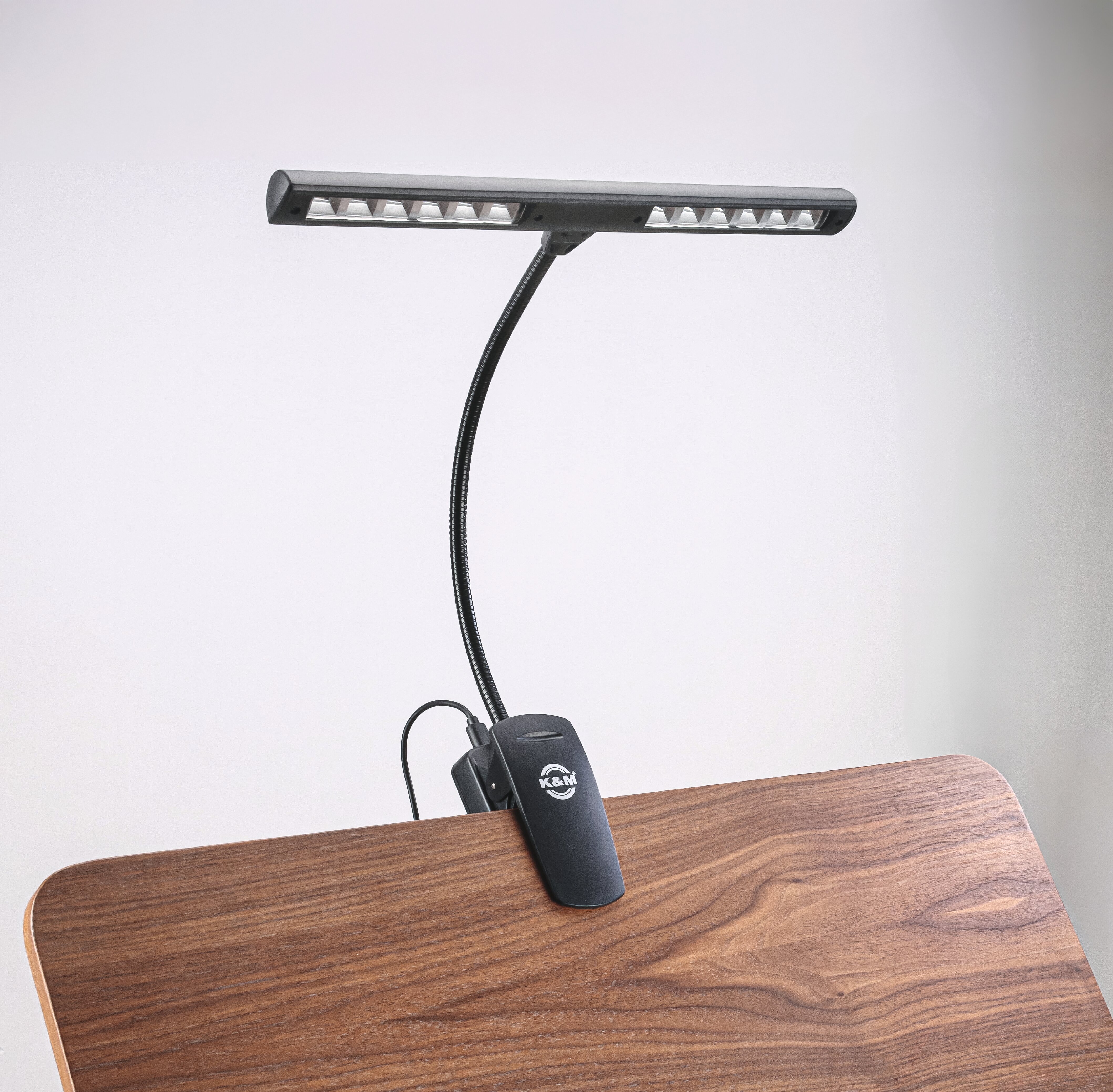 K&M 12266 Music Stand Orchestra Light Rechargeable