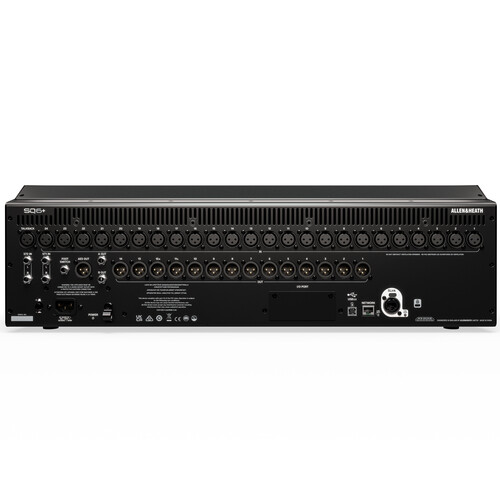 Allen & Heath SQ6+ 48 Channel / 44 Bus / 25 Fader Digital Mixer with RackUltra FX