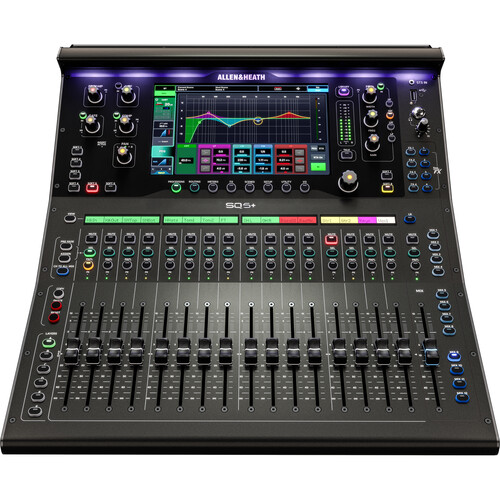 Allen & Heath SQ5+ 48 Channel / 44 Bus / 17 Fader Digital Mixer with RackUltra FX