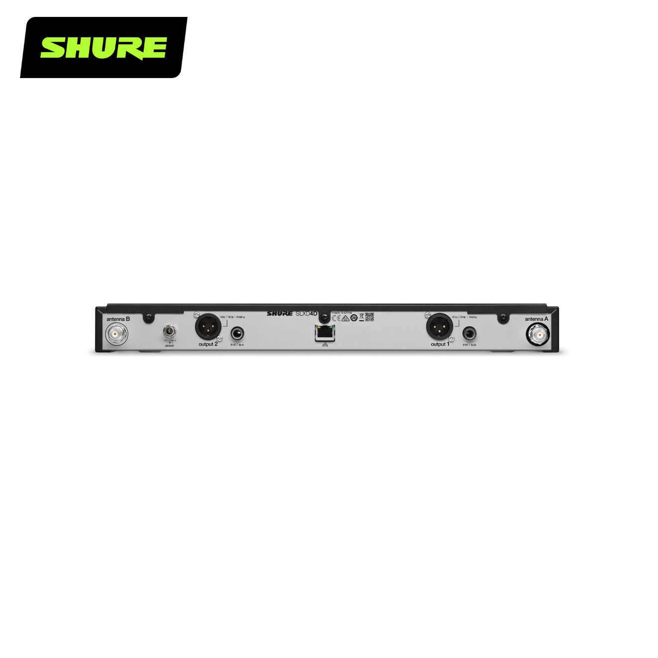 Shure SLXD4D Dual Channel Receiver