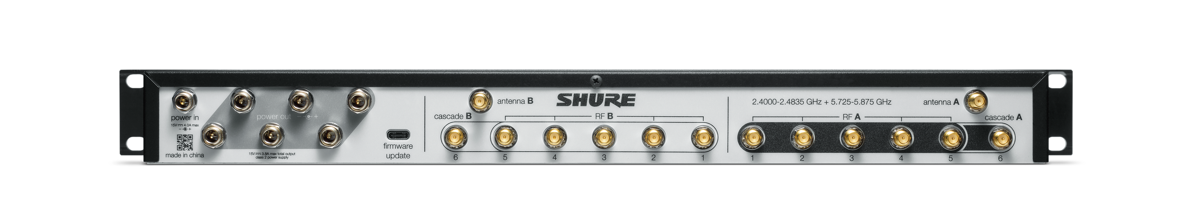 Shure GLXD+FMZ4/LC-A Dual Band Frequency Manager