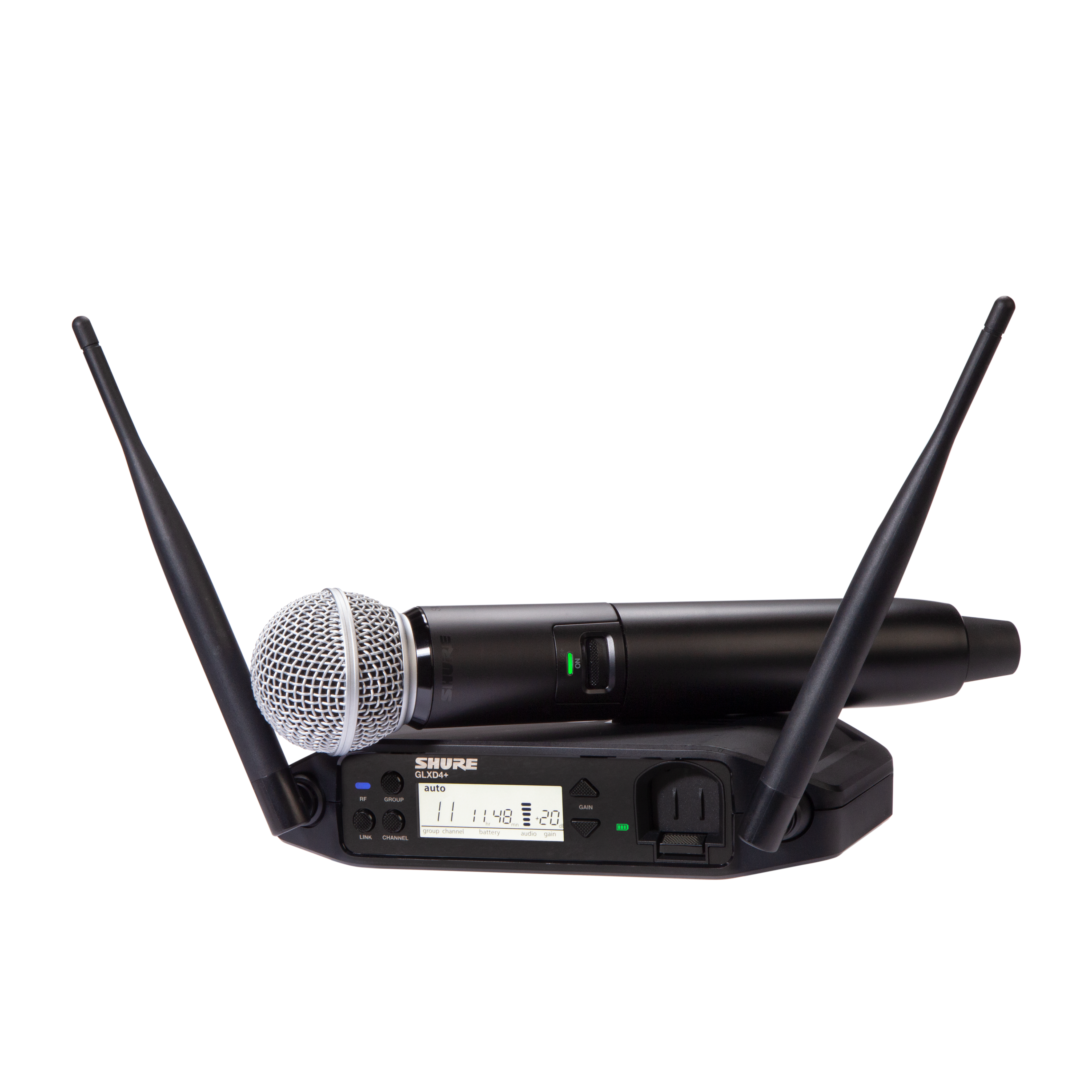 Shure GLXD24+A/SM58-Z4 Digital Wireless Handheld System with SM58® Vocal Microphone