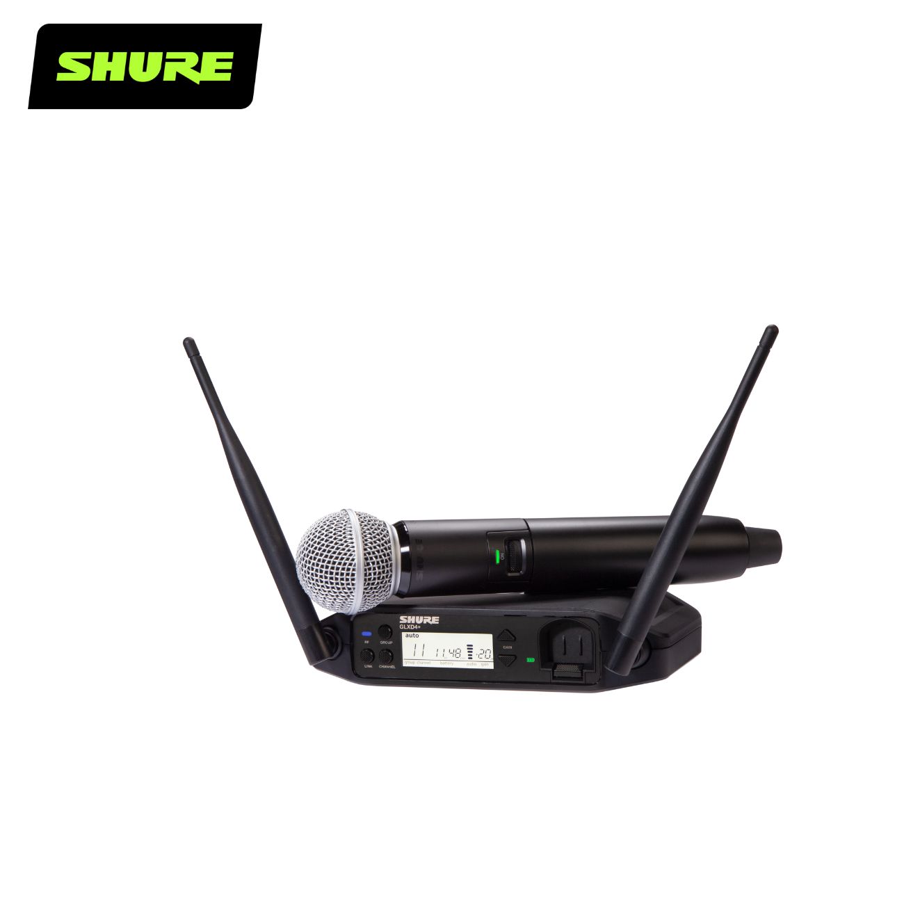 Shure GLXD24R+A/SM58-Z4 Digital Wireless Rack System with SM58® Vocal Microphone