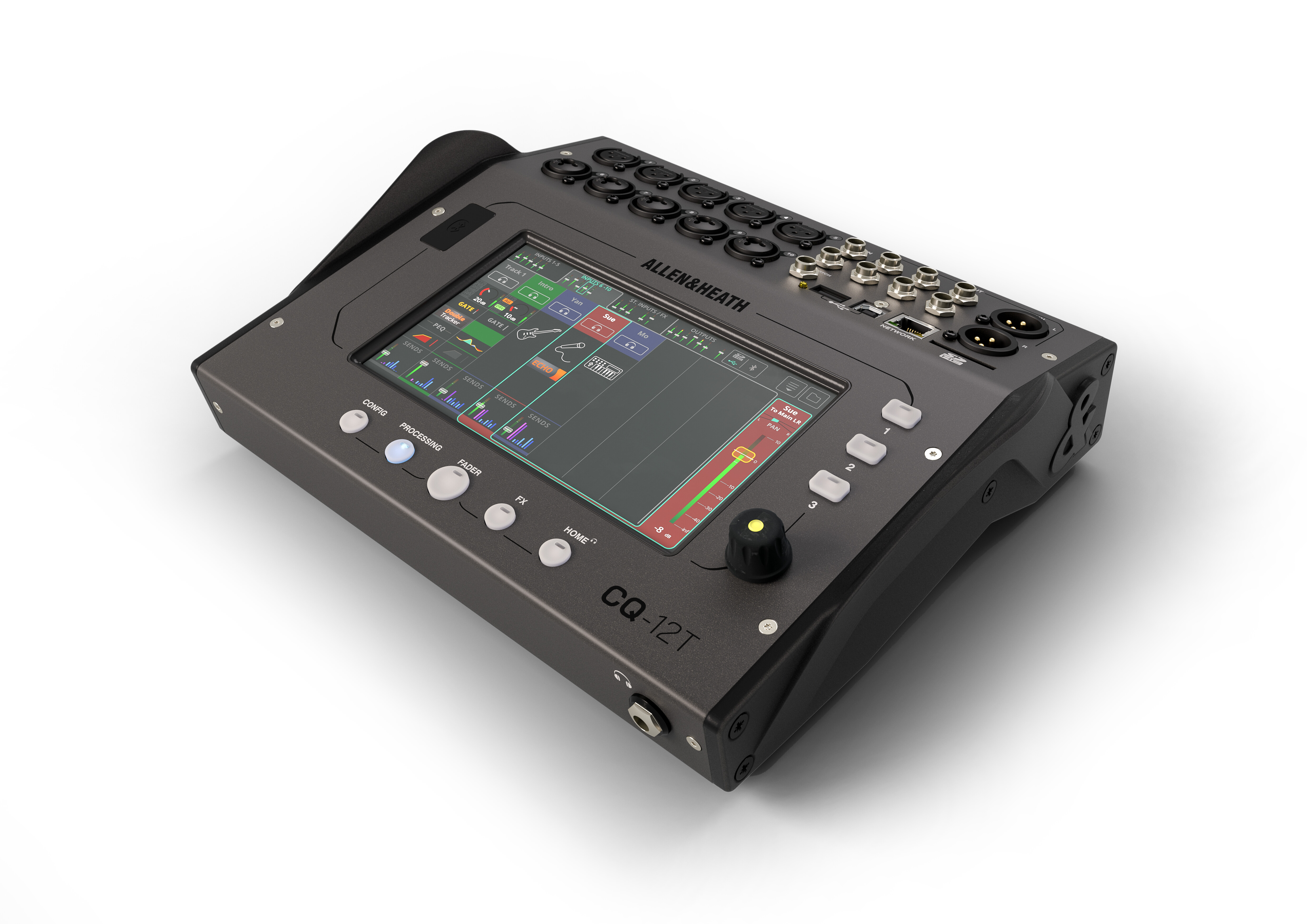 Allen & Heath CQ-12T Ultra-Compact 12in / 8out Digital Mixer