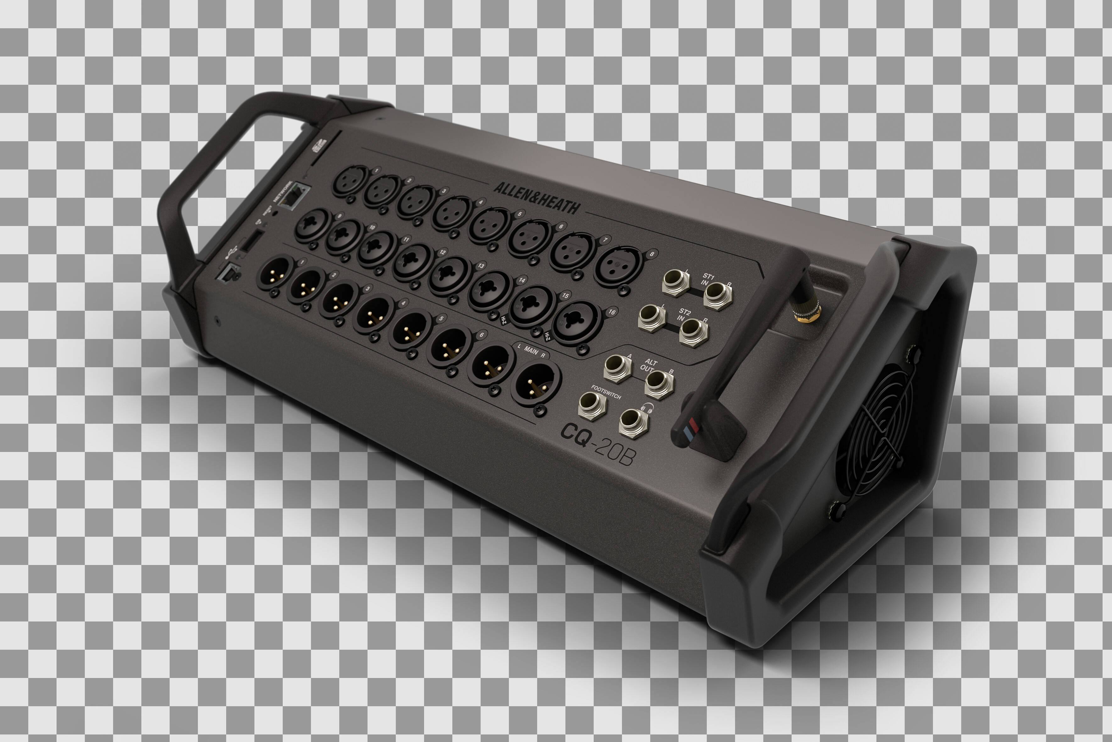 Allen & Heath CQ-20B Ultra-Compact 20in / 8out Digital Mixer with Wi-Fi