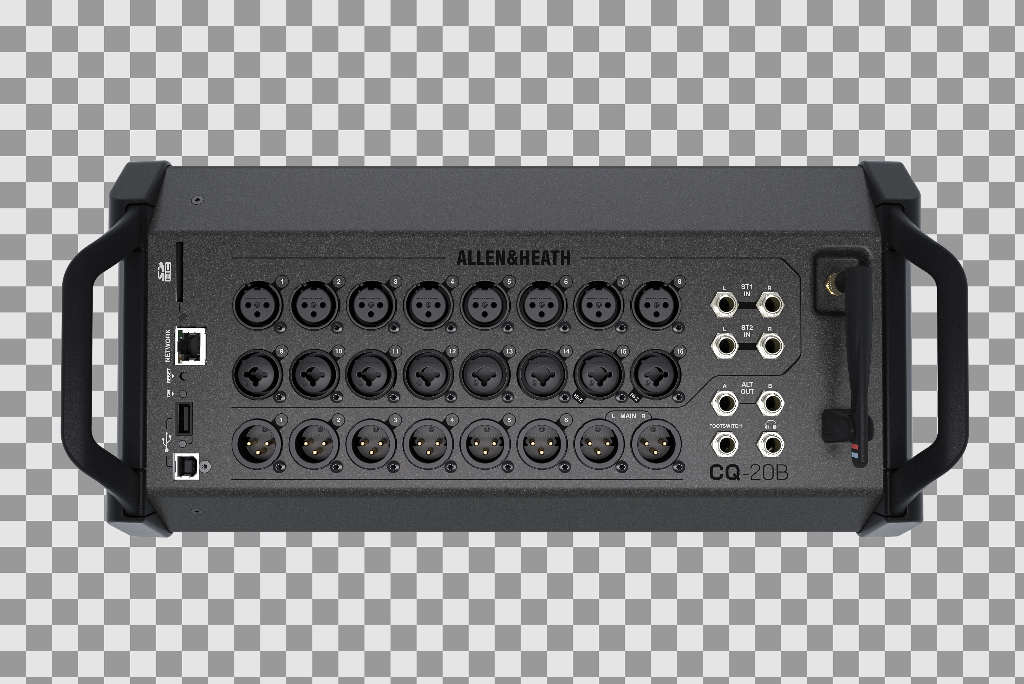 Allen & Heath CQ-20B Ultra-Compact 20in / 8out Digital Mixer with Wi-Fi