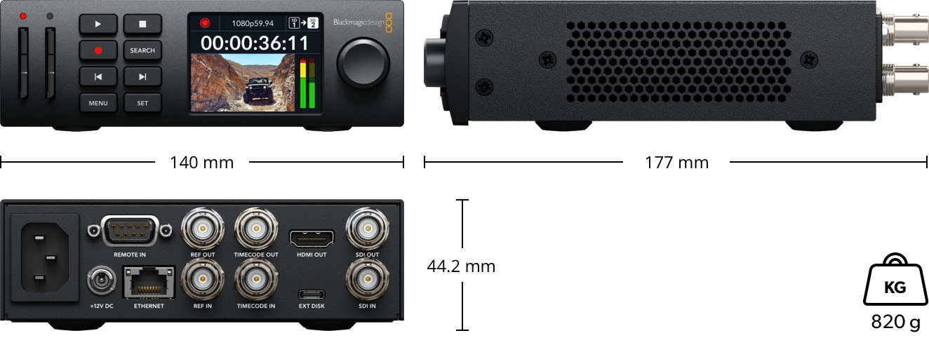 Blackmagic HyperDeck Studio HD Plus Blackmagic HyperDeck Studio HD Plus