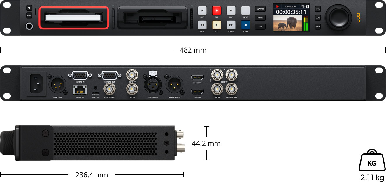 Blackmagic HyperDeck Studio HD Pro