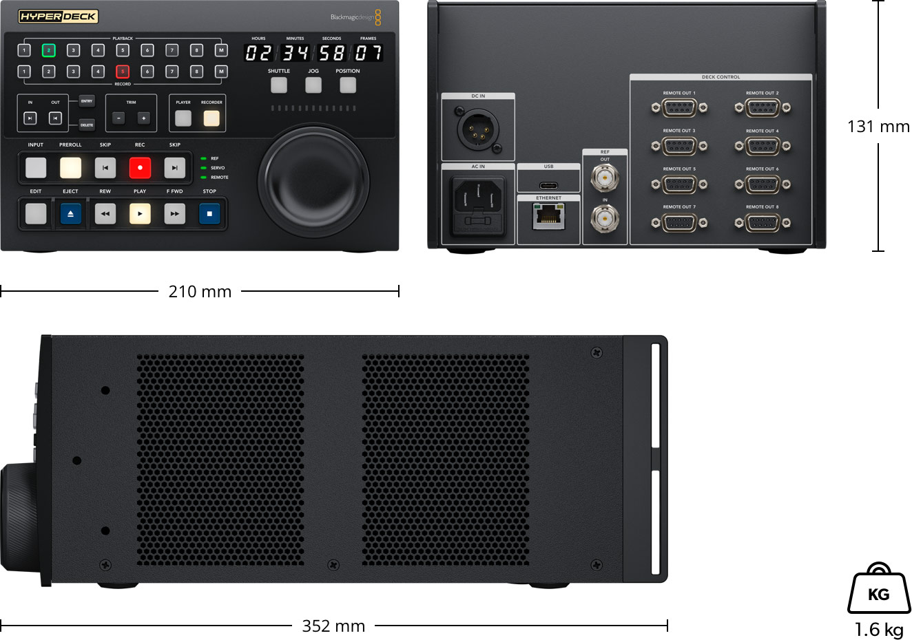 Blackmagic HyperDeck Extreme Control