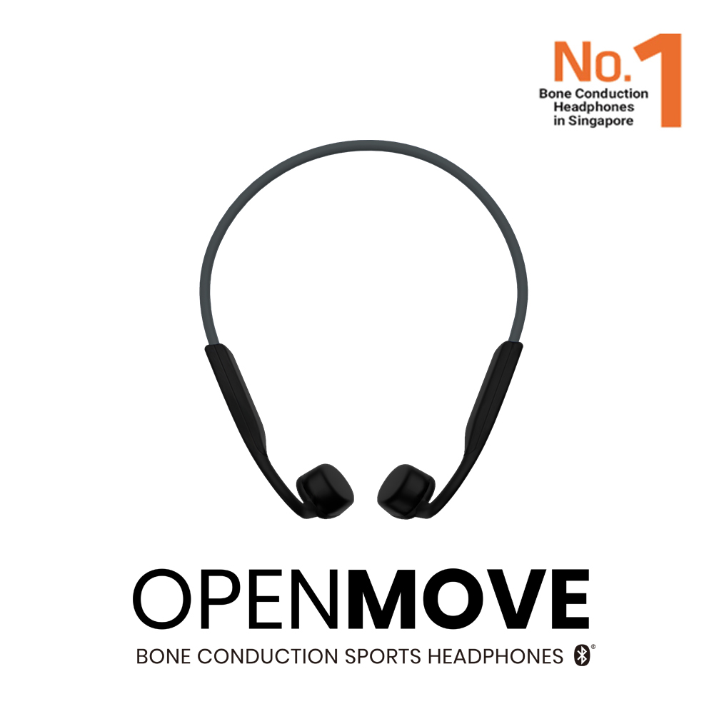 Shokz OpenMove Bone Conduction Open-Ear Lifestyle/Sport Headphones