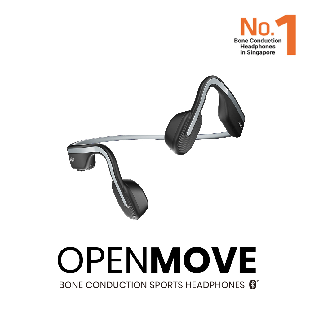 Shokz OpenMove Bone Conduction Open-Ear Lifestyle/Sport Headphones