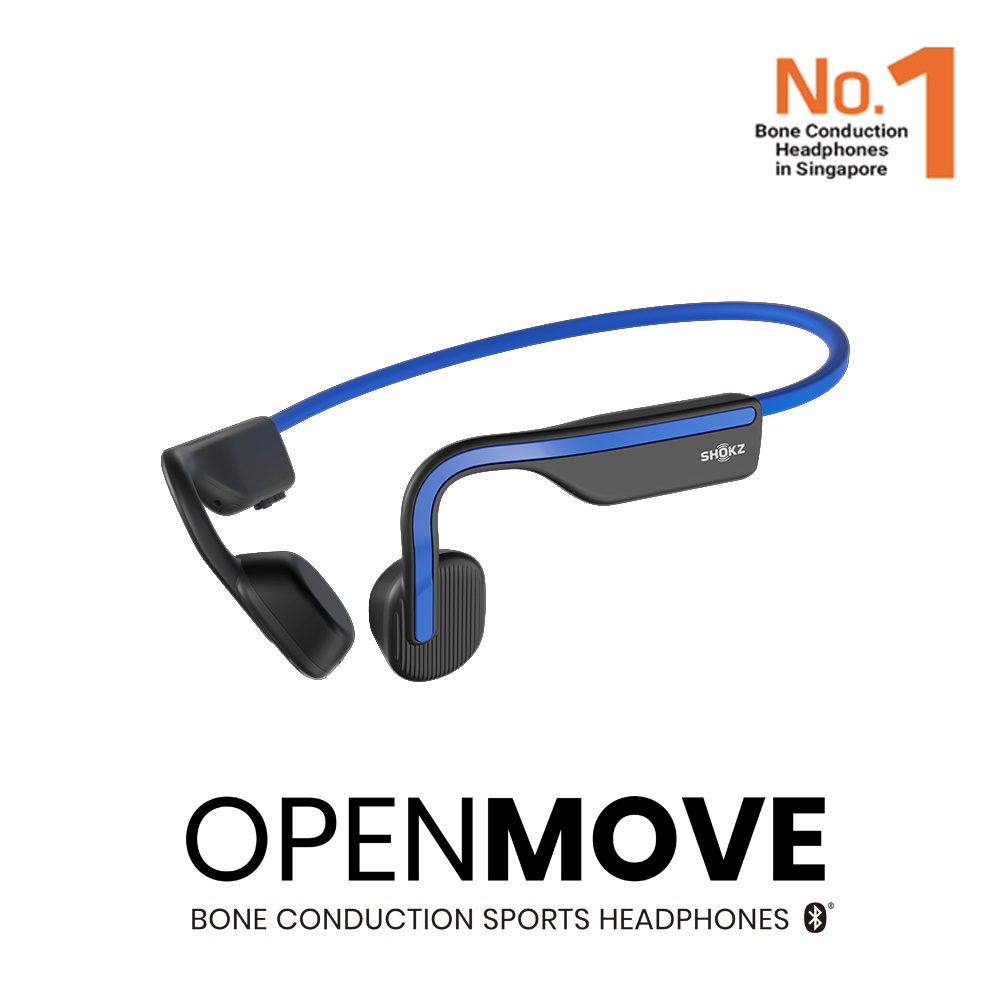 Shokz OpenMove Bone Conduction Open-Ear Lifestyle/Sport Headphones