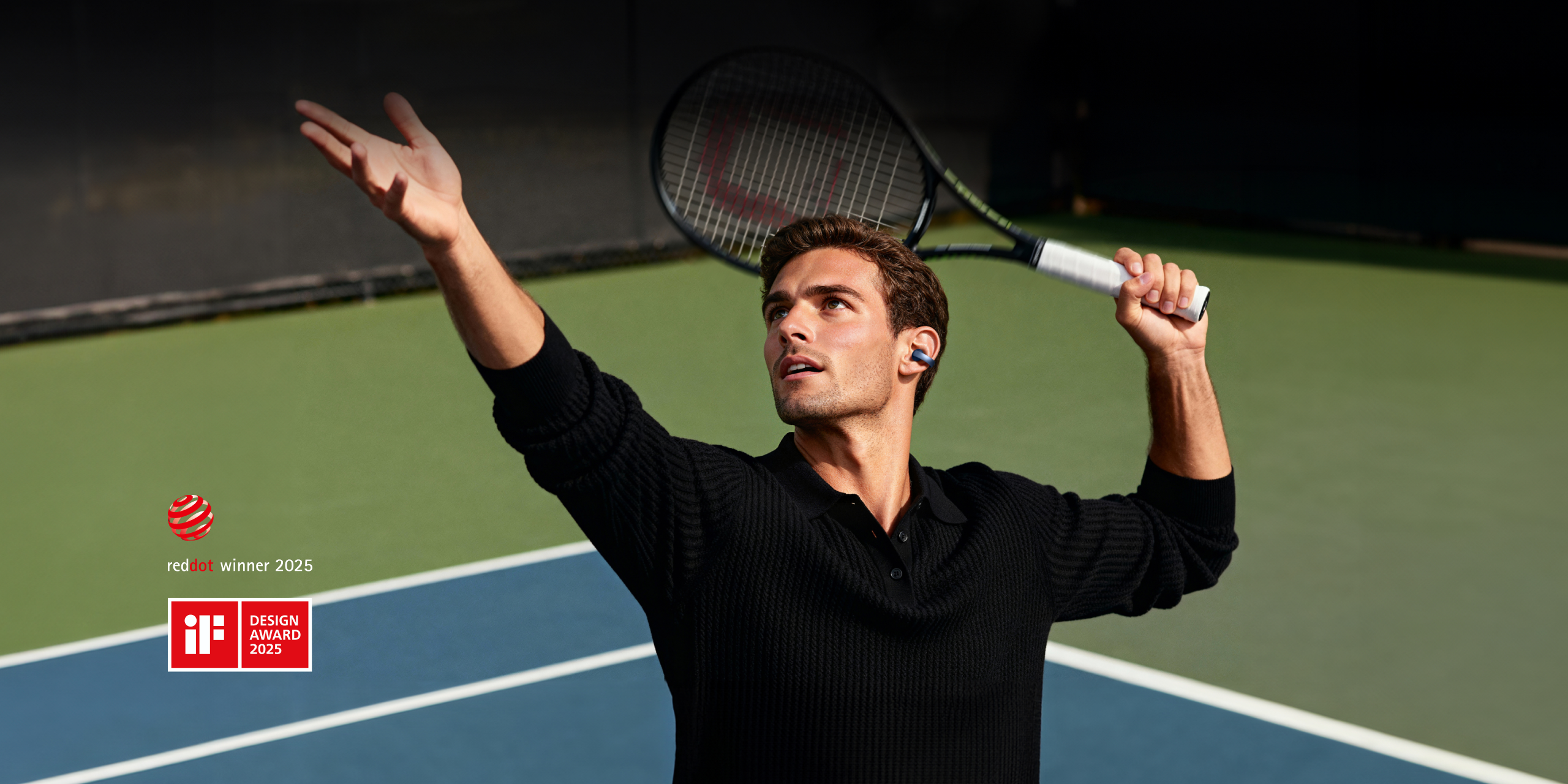 Minimalist Open-Ear Design. Adaptive Comfort.